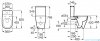 Roca Tura Rimless WC kompakt biały A342697000/A341691000/A801F02002